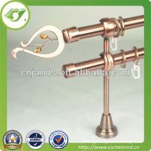 Bay window popular flat curtain rod, commercial metal curtain rods